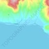 Topografische kaart Bonbon, hoogte, reliëf