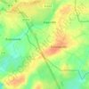 Topografische kaart La Basse Émondeville, hoogte, reliëf