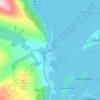 Topografische kaart Luss, hoogte, reliëf
