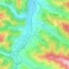 Topografische kaart Gáborok pataka, hoogte, reliëf