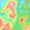 Topografische kaart Parawagan, hoogte, reliëf