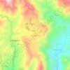 Topografische kaart Mompolia, hoogte, reliëf