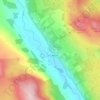 Topografische kaart Ballintuim, hoogte, reliëf