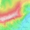 Topografische kaart Gubałówka, hoogte, reliëf