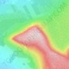 Topografische kaart Benbulbin, hoogte, reliëf