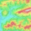 Topografische kaart Oberamt, hoogte, reliëf