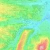 Topografische kaart Chervinges, hoogte, reliëf