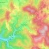 Topografische kaart Altenbach, hoogte, reliëf