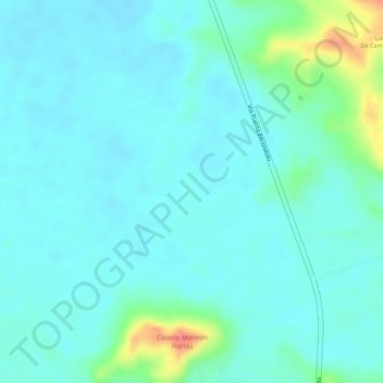 Topografische kaart MORINDÓ, hoogte, reliëf