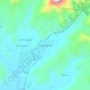 Topografische kaart Chondhe Budruk, hoogte, reliëf