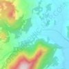 Topografische kaart Adrasan, hoogte, reliëf