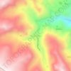 Topografische kaart Moyapampa, hoogte, reliëf