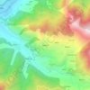Topografische kaart Mastari, hoogte, reliëf