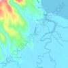 Topografische kaart Panikihan, hoogte, reliëf