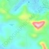Topografische kaart Pedra da Conceição, hoogte, reliëf
