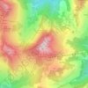 Topografische kaart Gampenkogel, hoogte, reliëf