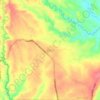Topografische kaart Kiara, hoogte, reliëf