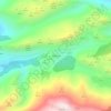 Topografische kaart El Mazuco, hoogte, reliëf