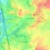 Topografische kaart Weert, hoogte, reliëf