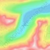 Topografische kaart Seydisfjordur, hoogte, reliëf