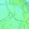 Topografische kaart De Maten, hoogte, reliëf