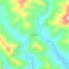 Topografische kaart Posilagon, hoogte, reliëf