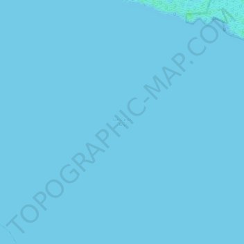 Topografische kaart San Carlos Bay, hoogte, reliëf