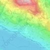 Topografische kaart Grüt, hoogte, reliëf