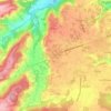 Topografische kaart Campiglia dei Foci, hoogte, reliëf