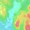 Topografische kaart Undenäs, hoogte, reliëf