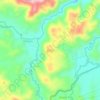 Topografische kaart Busol, hoogte, reliëf