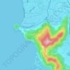 Topografische kaart Batang Arau, hoogte, reliëf