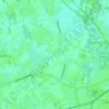 Topografische kaart Fortuine, hoogte, reliëf