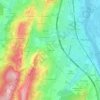 Topografische kaart En Serrre, hoogte, reliëf