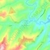 Topografische kaart Haenertsburg, hoogte, reliëf