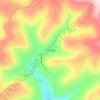 Topografische kaart Três Irmãos, hoogte, reliëf