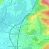 Topografische kaart Unteroberndorf, hoogte, reliëf