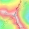 Topografische kaart Kangchenjunga, hoogte, reliëf