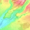 Topografische kaart Masandāwāla, hoogte, reliëf