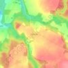 Topografische kaart Garbno, hoogte, reliëf