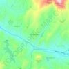 Topografische kaart Sequoyah Woods, hoogte, reliëf