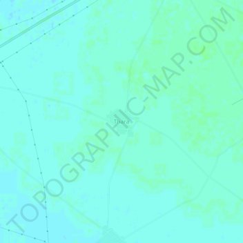 Topografische kaart Thara, hoogte, reliëf
