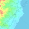 Topografische kaart Suclaran, hoogte, reliëf