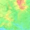 Topografische kaart La Corneillière, hoogte, reliëf