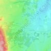 Topografische kaart Erbenschwang, hoogte, reliëf