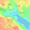 Topografische kaart Hoptrup, hoogte, reliëf