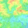 Topografische kaart Bringall, hoogte, reliëf