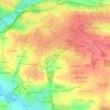 Topografische kaart La Chauvinière, hoogte, reliëf