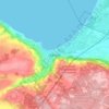 Topografische kaart Båstad, hoogte, reliëf