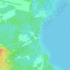 Topografische kaart Bonnechere, hoogte, reliëf